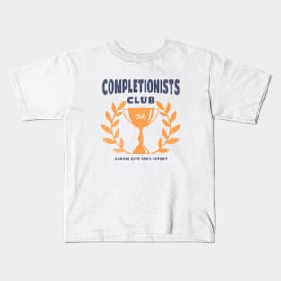 Completionists Club - Funny Gamer Kids T-Shirt